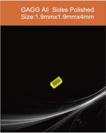 GAGG Ce scintillation crystal, GAGG Ce scintillator, GAGG Ce Crystal,   Ce:Gd3Al2Ga3O12 crystal, 1.9x1.9x4mm